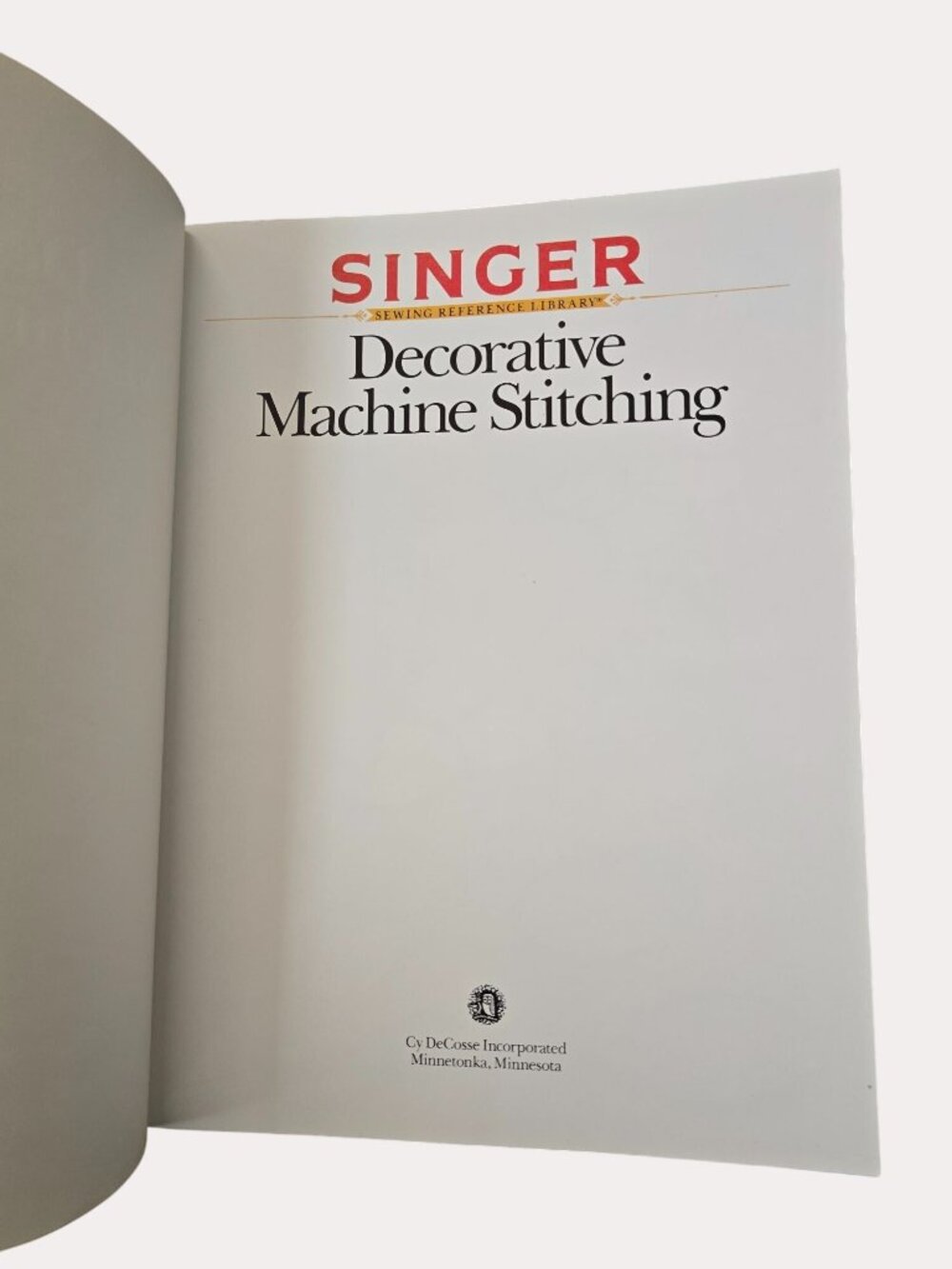 Singer Decorative Machine Stitching Sewing Reference Library Book - Picture 2 of 7